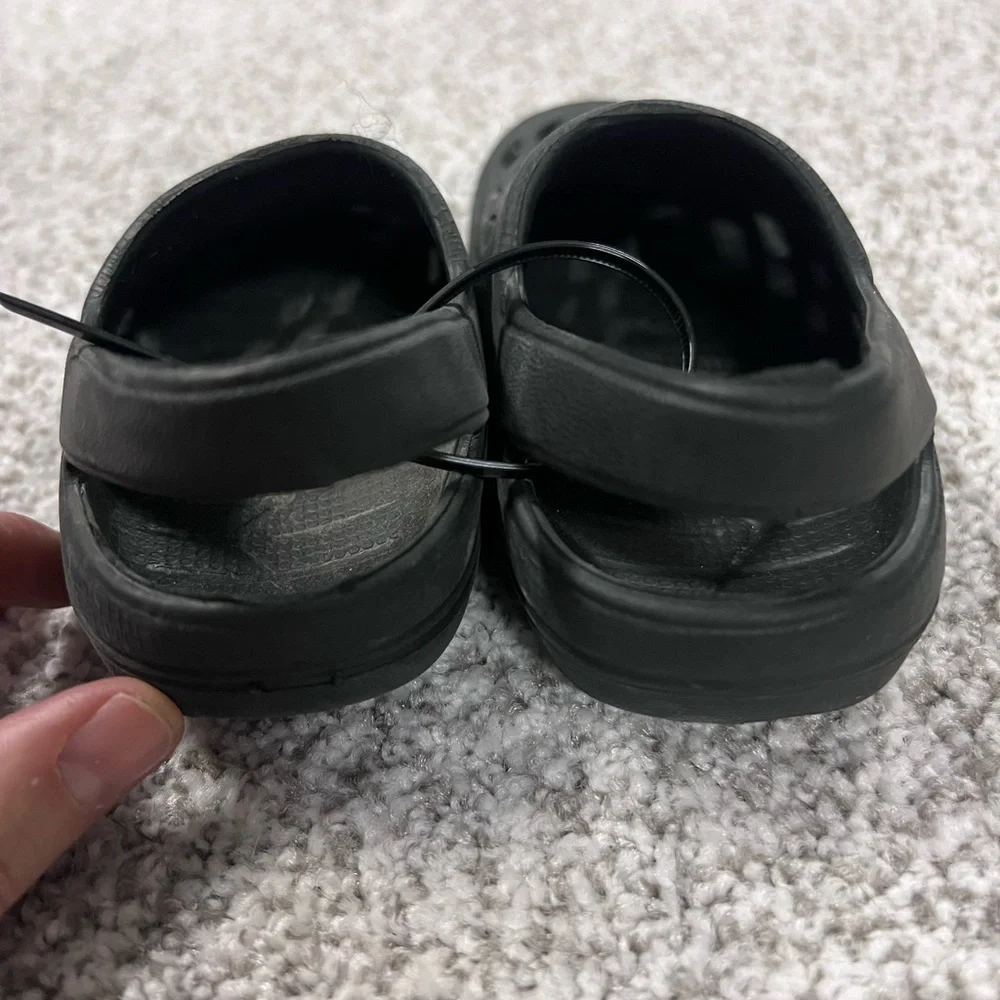 Kids Black Slip-On Shoes